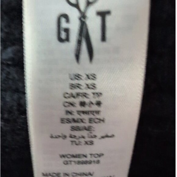 GOODTHREADS LOT OF TWO FUNNEL NECK SWEATERS ONE BLACK, ONE CREAM BOTH XS, BNWT - Picture 6 of 9